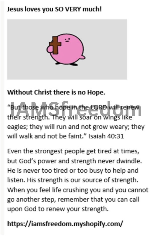 Without Christ there is no hope Gospel Tract (25)